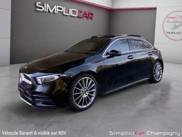 Mercedes classe a 180 7g-dct amg line full options -toit ouvrant -intérieur cuir - sièges chauffants électriques occasion...