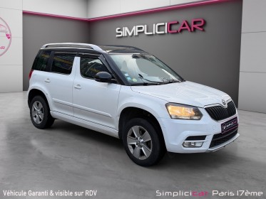 Skoda yeti 2.0 tdi cr 110 fap elégance/ radar de recul / rÉgulateur de vitesse occasion paris 17ème (75)(porte maillot)...