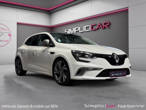 Renault megane iv berline dci 165 energy edc gt toit ouvrant caméra de recul garantie 12 mois occasion simplicicar narbonne...