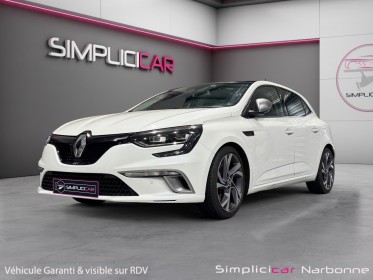 Renault megane iv berline dci 165 energy edc gt toit ouvrant caméra de recul garantie 12 mois occasion simplicicar narbonne...