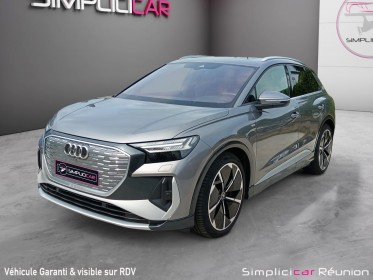 Audi q4 e-tron 50 quattro 299 ch 82 kw finition s line / caméra de recul occasion réunion ville st pierre simplicicar...
