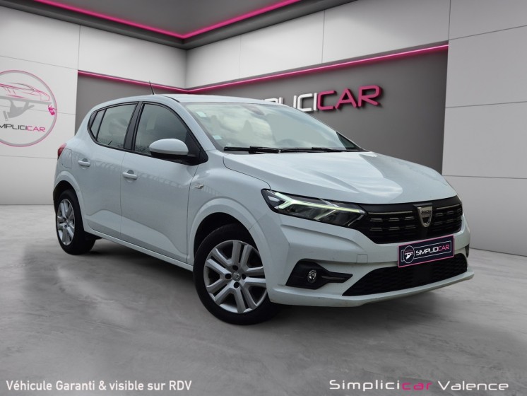 Dacia sandero tce 90 confort carplay radar ar navigation clim suivi dacia garantie 12 mois occasion simplicicar valence - ksv...