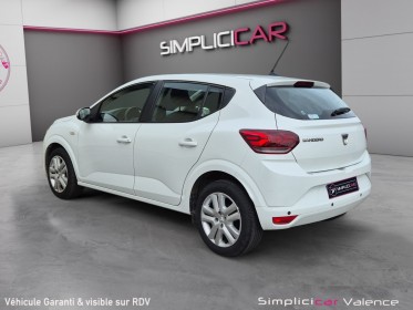 Dacia sandero tce 90 confort carplay radar ar navigation clim suivi dacia garantie 12 mois occasion simplicicar valence - ksv...
