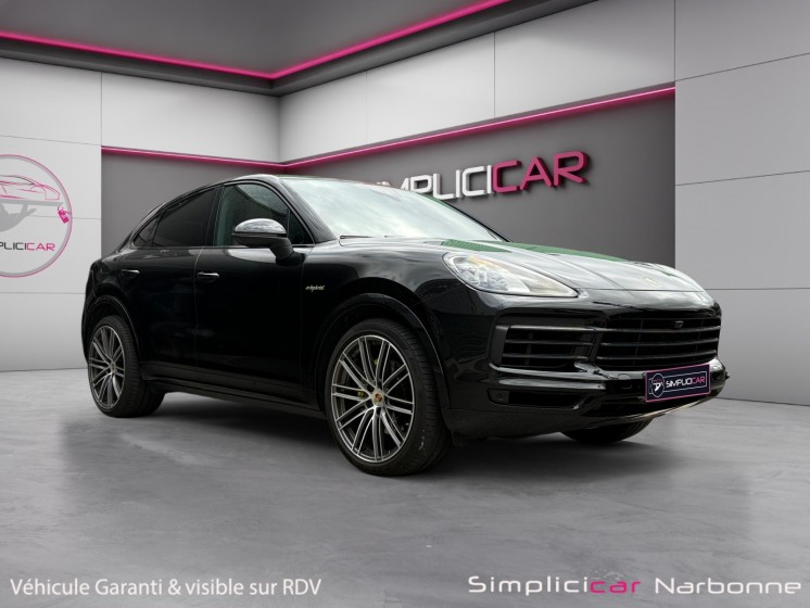 Porsche cayenne coupe e-hybrid 3.0 v6 462 ch tiptronic bva toit ouvrant pack chrono siège 18 positions garantie 12 mois...