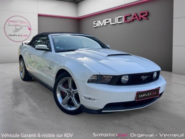 Ford mustang  gt 5.0 v8 420 cv cabriolet / intÉrieur cuir / dÉmarrage a distance / entretien disponible occasion...
