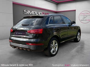Audi q3 2.0 tdi 184 ch s tronic 7 quattro ambition luxe. occasion simplicicar vaucresson simplicicar simplicibike france