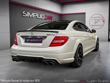 Mercedes classe c coupe c 63 amg  c63 w204 6.2l v8 - toit ouvrant - entretien mercedes-benz - garantie 12 mois occasion...