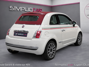 Fiat 500c 1.2 8v 69 ch lounge carbiolet garantie 12 mois occasion simplicicar lyon ouest simplicicar simplicibike france