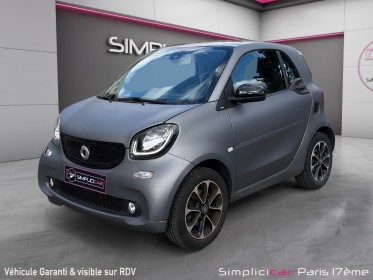 Smart fortwo coupe 0.9 90 ch ss ba6 prime/entretien À jour/garantie 12 mois occasion paris 17ème (75)(porte maillot)...