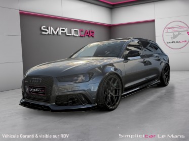 Audi rs6 avant performance v8 4.0 tfsi quattro pack carbon admission eventuri ligne milltek toit ouvrant jantes vossen...