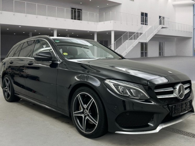 Mercedes classe c break 220 d 9g-tronic amg line - - toit ouvrant - sono burmester- siege chauffant - régulateur de...