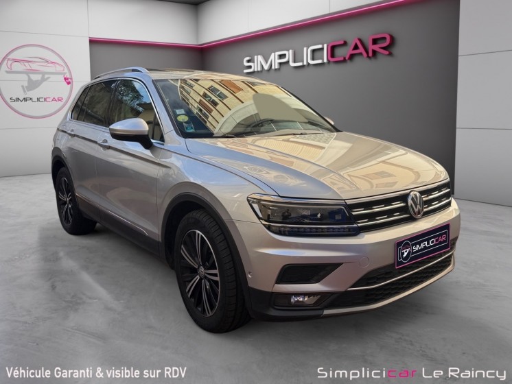 Volkswagen tiguan 2.0 tdi 150 dsg7 carat toit ouvrant carplay entretient full vw garantie 12 mois occasion simplicicar le...