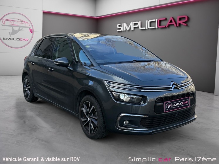 Citroen grand c4 picasso bluehdi 150 ss eat6 shine/entretien a jour/sieges chauffant/ouverture sans cle/garantie 12 mois...