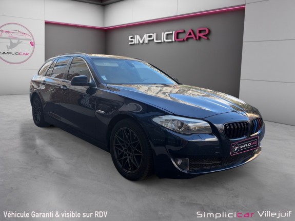 Bmw serie 5 touring f11 520d 184ch luxe a, sièges chauffants  électriques, régulateur adapt, garantie 12 mois occasion...