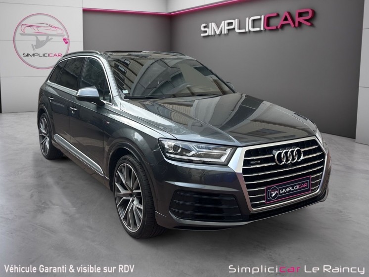 Audi q7 q7 3.0 v6 tdi diesel 272 tiptronic 8 quattro 5pl sline toit ouvrant garatie 12 mois occasion simplicicar le raincy...