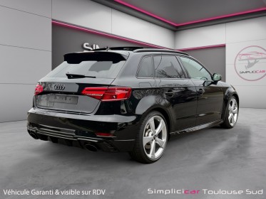 Audi rs3 sportback 2.5 tfsi 400 s tronic 7 quattro apple carplay toit ouvrant garanti 12 mois occasion simplicicar toulouse...