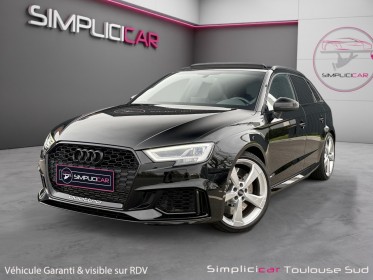 Audi rs3 sportback 2.5 tfsi 400 s tronic 7 quattro apple carplay toit ouvrant garanti 12 mois occasion simplicicar toulouse...