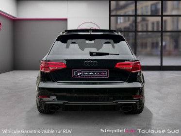 Audi rs3 sportback 2.5 tfsi 400 s tronic 7 quattro apple carplay toit ouvrant garanti 12 mois occasion simplicicar toulouse...