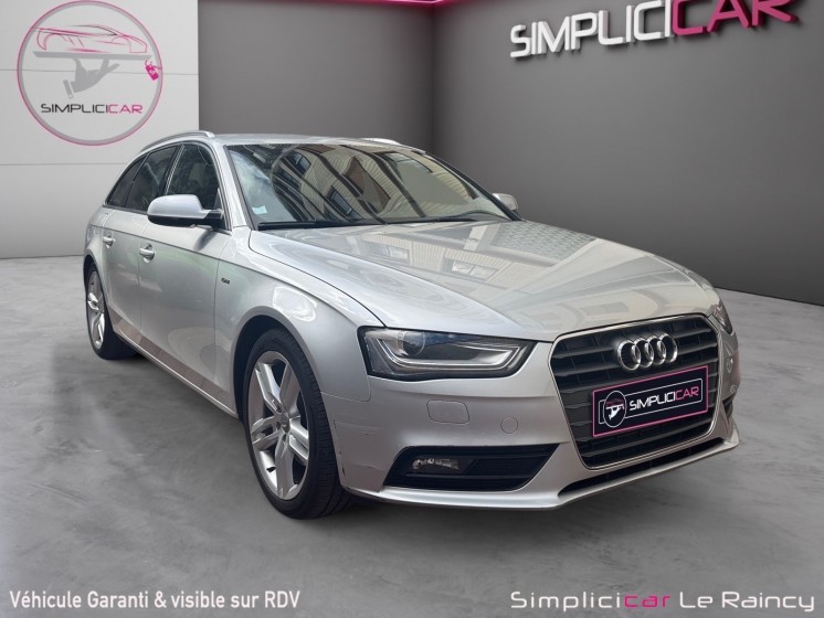 Audi a4 avant 2.0 tfsi 211 s line très bien entretenue garantie 12 mois occasion simplicicar le raincy simplicicar...