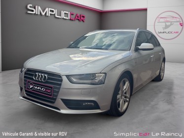 Audi a4 avant 2.0 tfsi 211 s line très bien entretenue garantie 12 mois occasion simplicicar le raincy simplicicar...