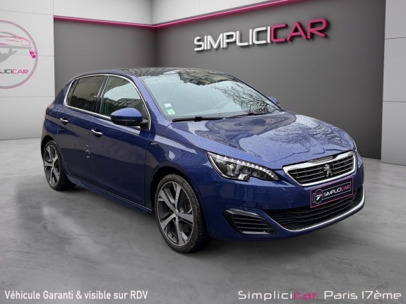 Peugeot 308 1.6 thp 205ch ss bvm6 gt - ouverture et demarrage sans clÉ - toit panoramique - alarme occasion paris 17ème...