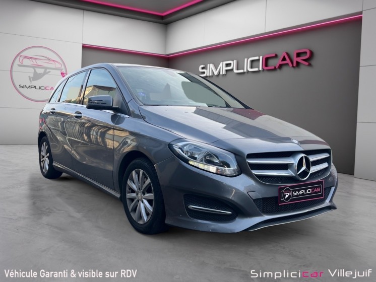 Mercedes classe b 160 7-g dct intuition, apple carplay, caméra de recul, garantie 12 mois. occasion simplicicar villejuif ...