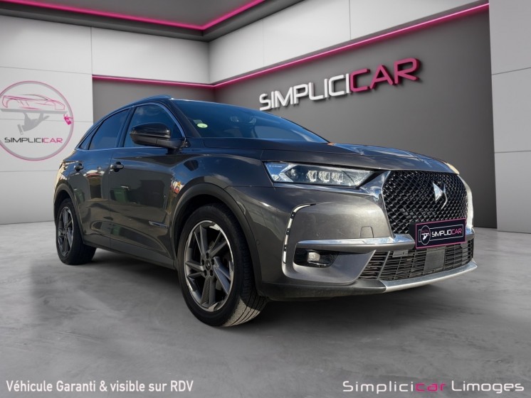Ds ds7 crossback bluehdi 180 eat8 rivoli garantie 12 mois occasion simplicicar limoges  simplicicar simplicibike france