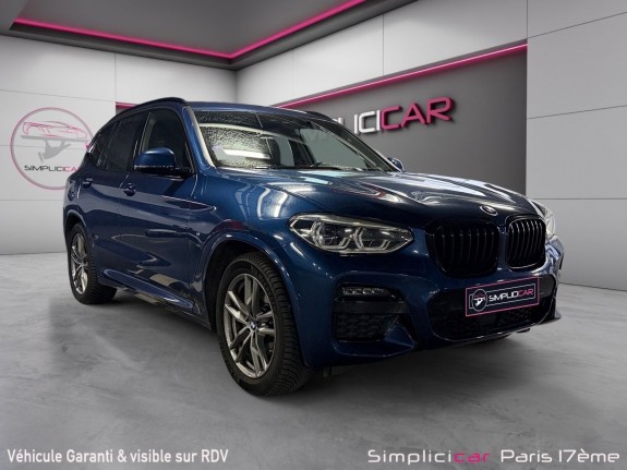 Bmw x3 g01 xdrive 20i 184ch bva8 m sport/pack black/entretien complet bmw/garantie 12 mois occasion paris 17ème (75)(porte...