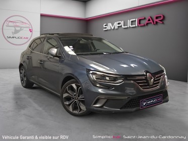 Renault megane iv berline tce 140 gt-line carplay camera toit ouvrant garantie 12 mois occasion simplicicar saint-jean...