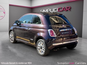 Fiat 500 lounge 1.2 8v 69 ch occasion cannes (06) simplicicar simplicibike france