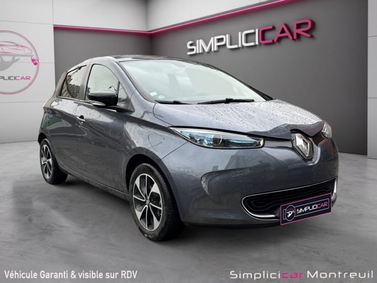 Renault zoe r110 intens première main suivi complet caméra de recul batterie en location garantie 12 mois occasion...