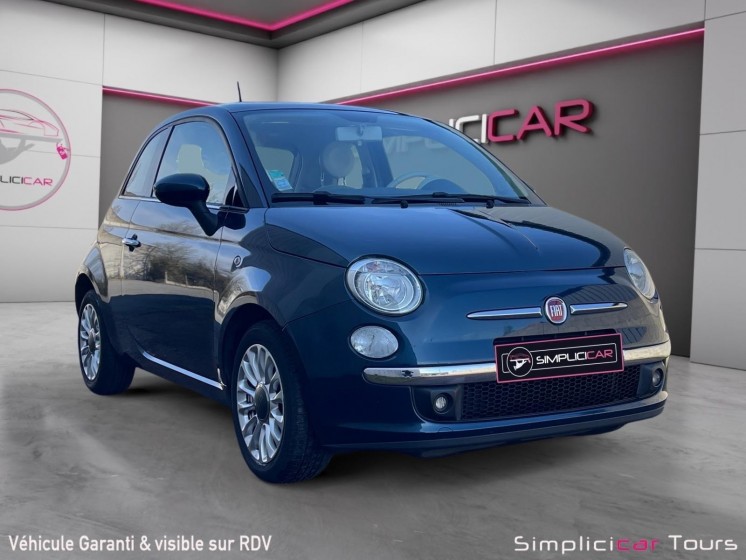 Fiat 500 1.2 8v 69 ch lounge toit panoramique garantie 12 mois occasion simplicicar tours  simplicicar simplicibike france