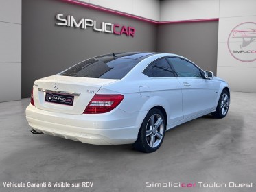 Mercedes classe c coupe 220 cdi blueefficiency edition 1 garantie 12 mois occasion simplicicar toulon ouest simplicicar...