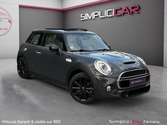 Mini cooper s 192 ch exquisite - toit ouvrant - harman kardon - cuir blanc - garantie 12 mois occasion simplicicar nimes - rb...
