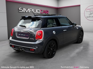 Mini cooper s 192 ch exquisite - toit ouvrant - harman kardon - cuir blanc - garantie 12 mois occasion simplicicar nimes - rb...