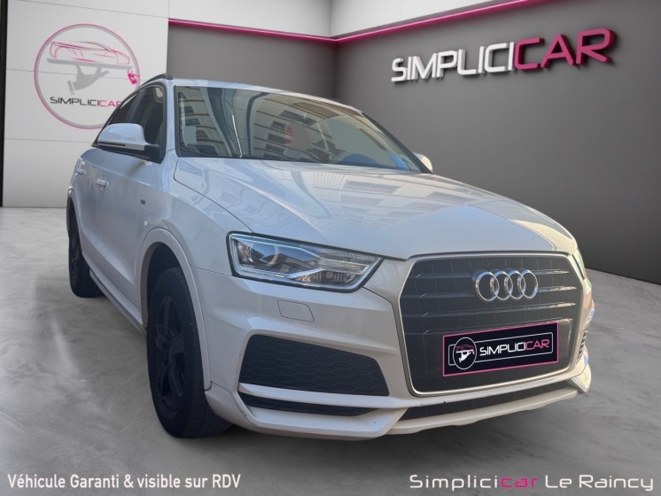 Audi q3 q3 2.0 tdi 120 ch s line systeme star and stop garantie 12 mois occasion simplicicar le raincy simplicicar...