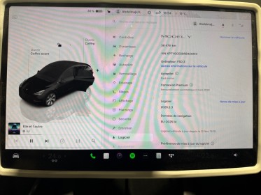 Tesla model y fsd 3 standard rwd 1ere main garantie 12 mois occasion montpellier (34) simplicicar simplicibike france