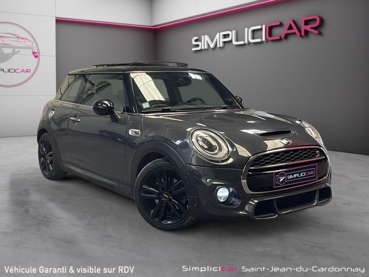 Mini hatch 3 portes f56 cooper sd 170 ch bva6 garantie 12 mois john cooper works affichage tête haut, toit ouvrant,...