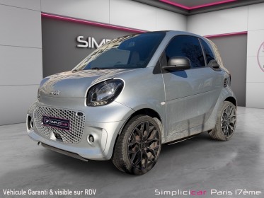 Smart fortwo coupe 82 ch electrique ba1 passion occasion paris 17ème (75)(porte maillot) simplicicar simplicibike france
