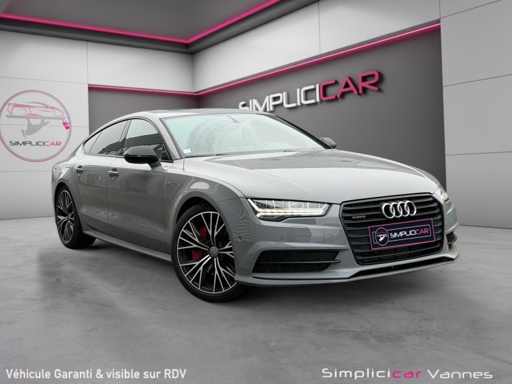 Audi a7 sportback v6 3.0 bitdi 326 tiptronic 8 quattro compétition  gris nardo  toit ouvrant garantie 12 mois occasion scl...