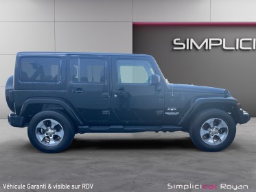 Jeep wrangler 2.8 crd 200 ch 4x4 unlimited sahara bva / entretien à jour / ct ok / garantie 12 mois occasion simplicicar...