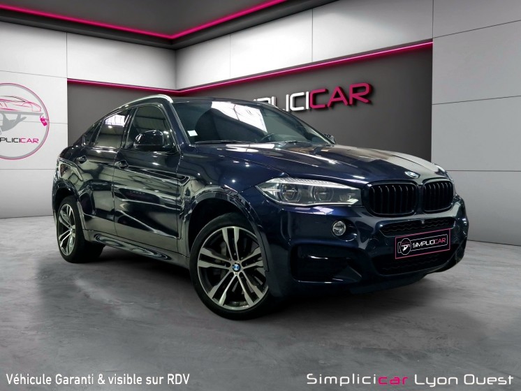 Bmw x6 f16 m50d 381 ch a - to - harman kardon - cuir étendu - garantie 12 mois occasion simplicicar lyon ouest simplicicar...