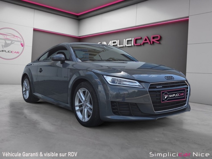 Audi tt coupe 2.0 tfsi 230 quattro s tronic/radars/carplay/sieges cuir-alcantara/garantie 12 mois occasion  simplicicar nice...