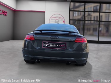 Audi tt coupe 2.0 tfsi 230 quattro s tronic/radars/carplay/sieges cuir-alcantara/garantie 12 mois occasion  simplicicar nice...
