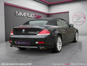 Bmw serie 6 cab e64 645ci steptronic a garantie 12 mois occasion montreuil (porte de vincennes)(75) simplicicar simplicibike...
