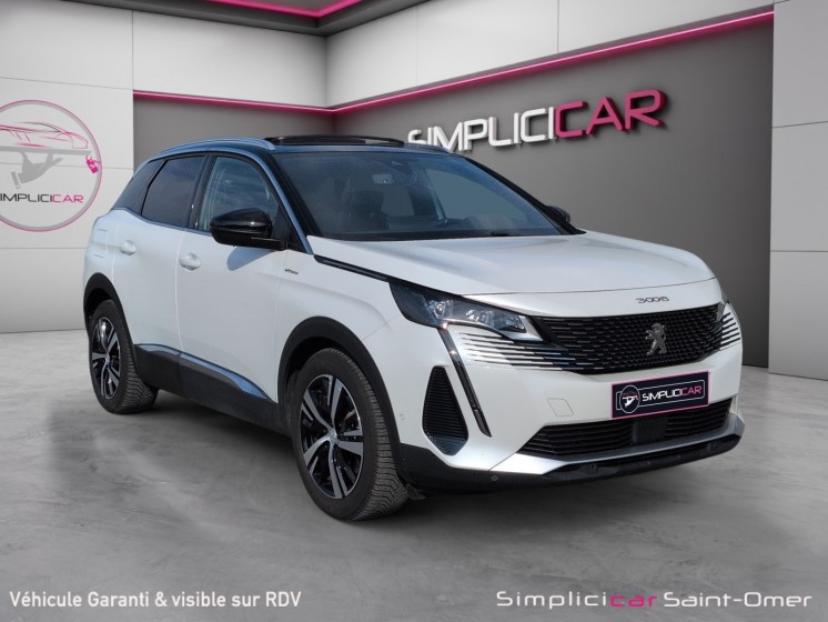 Peugeot 3008 hybrid 225 e-eat8 gt toit panoramique garantie 12 mois occasion simplicicar saint-omer simplicicar simplicibike...