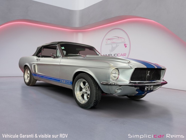 Ford  mustang  cabriolet 1967 clone shelby gt350 occasion simplicicar lille  simplicicar simplicibike france