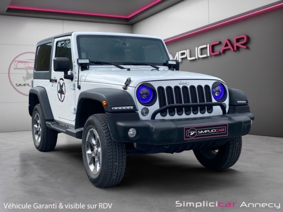 Jeep wrangler v6 3.6 pentastar 284 sahara sport - garantie 12 mois occasion simplicicar annecy simplicicar simplicibike france