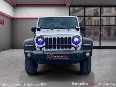 Jeep wrangler v6 3.6 pentastar 284 sahara sport - garantie 12 mois occasion simplicicar annecy simplicicar simplicibike france