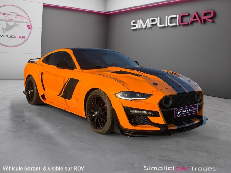 Ford mustang fastback v8 5.0 bva10 gt kit shelby gt500 bang olufsen caméra garantie 12 mois occasion barberey simplicicar...